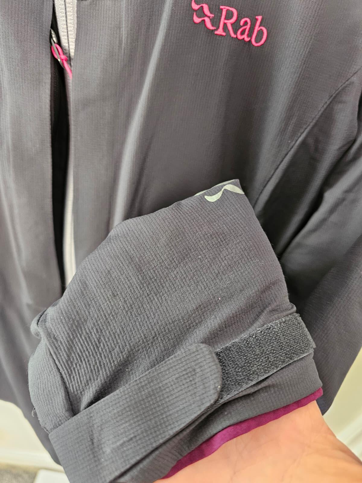 Rab Women's Vapour Full Full Zip Mid Layer Technical Jacket - UK 10 - Grey