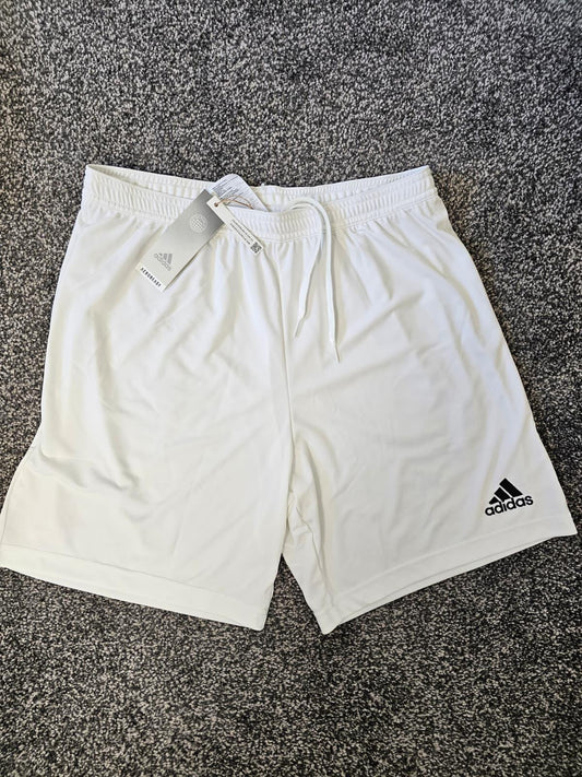 Adidas Aero Ready Mens Activewear Gym/Sport Football Shorts - L/Large - White