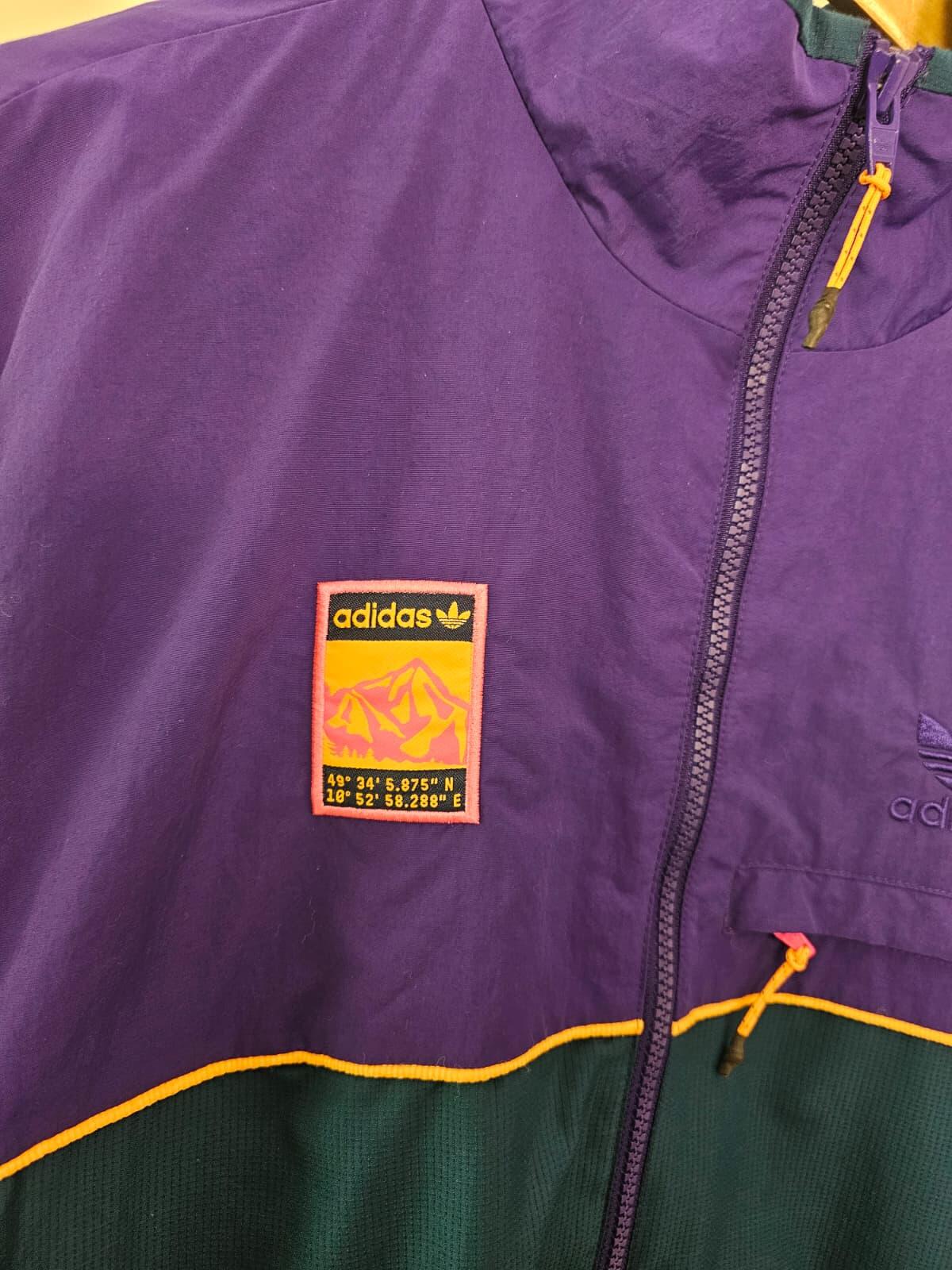Adidas Adiplore Zip Through Track Style Windbreaker Jacket - M/Medium