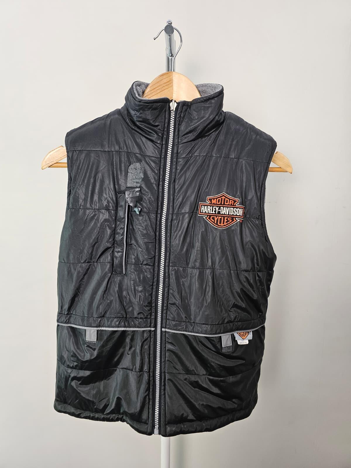 Harley Davidson Women's Reversible Thick Fleece Bodywarmer/Gilet - M/Medium/8