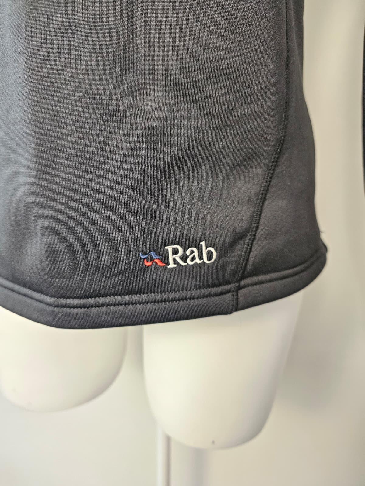Rab Women's Polartec 1/2 Zip Pullover Fleece Sweatshirt/Jumper - UK 14 - Black