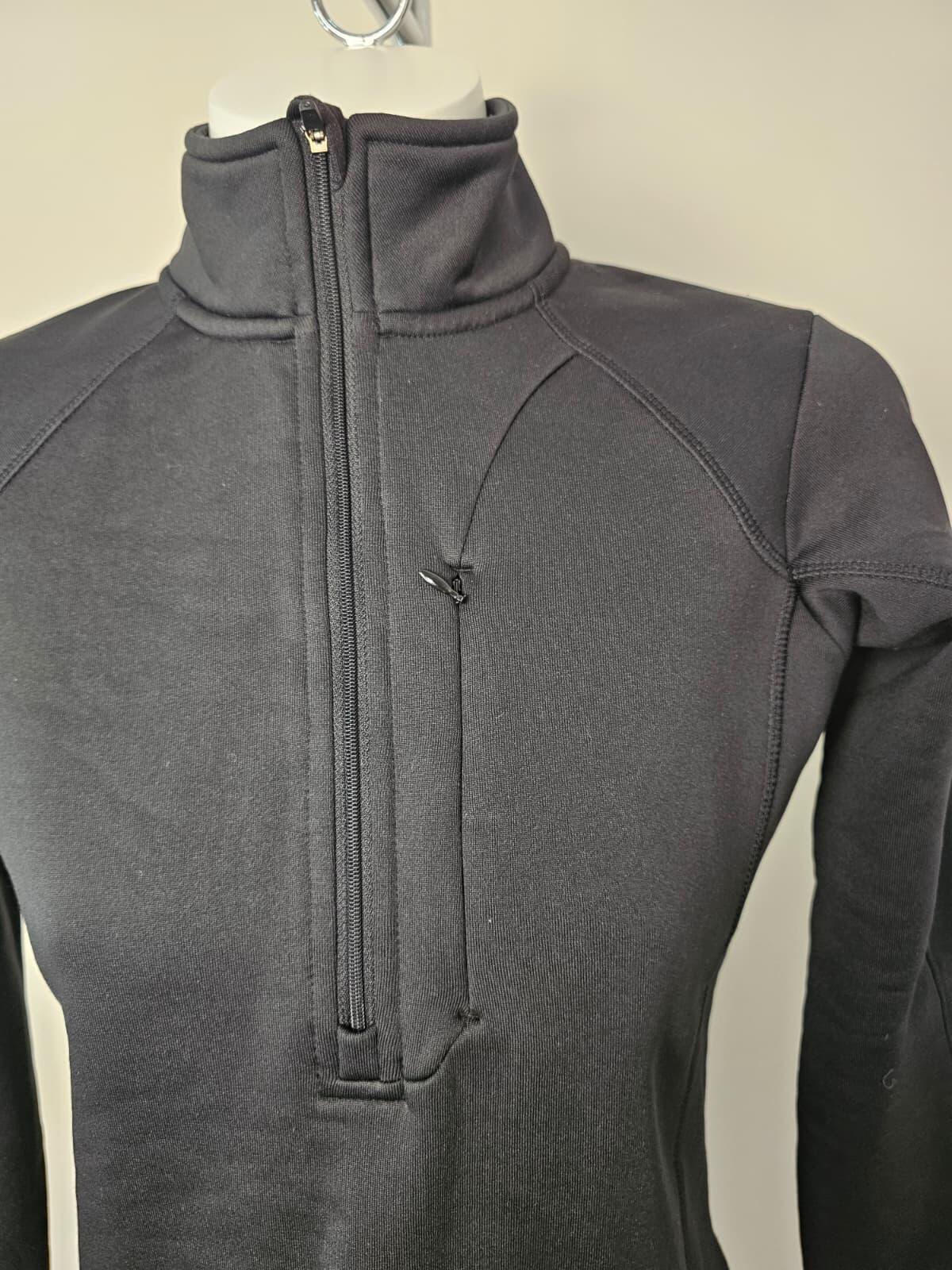Rab Women's Polartec 1/2 Zip Pullover Fleece Sweatshirt/Jumper - UK 14 - Black