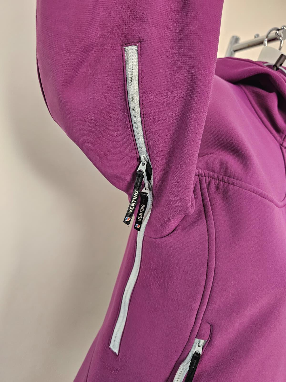 Berghaus Women's Technical WindStopper Soft Shell Hiking Jacket - UK 14 - Purple