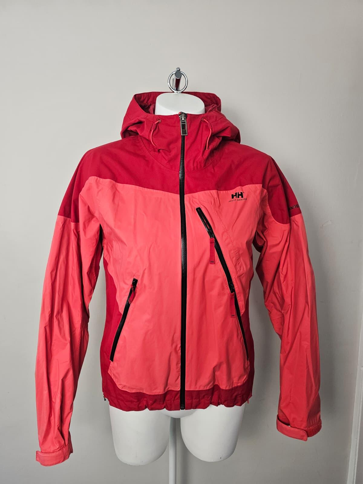 Helly Hansen Helly Tech Women's Technical Waterproof Jacket- M/Medium-Red/Salmon