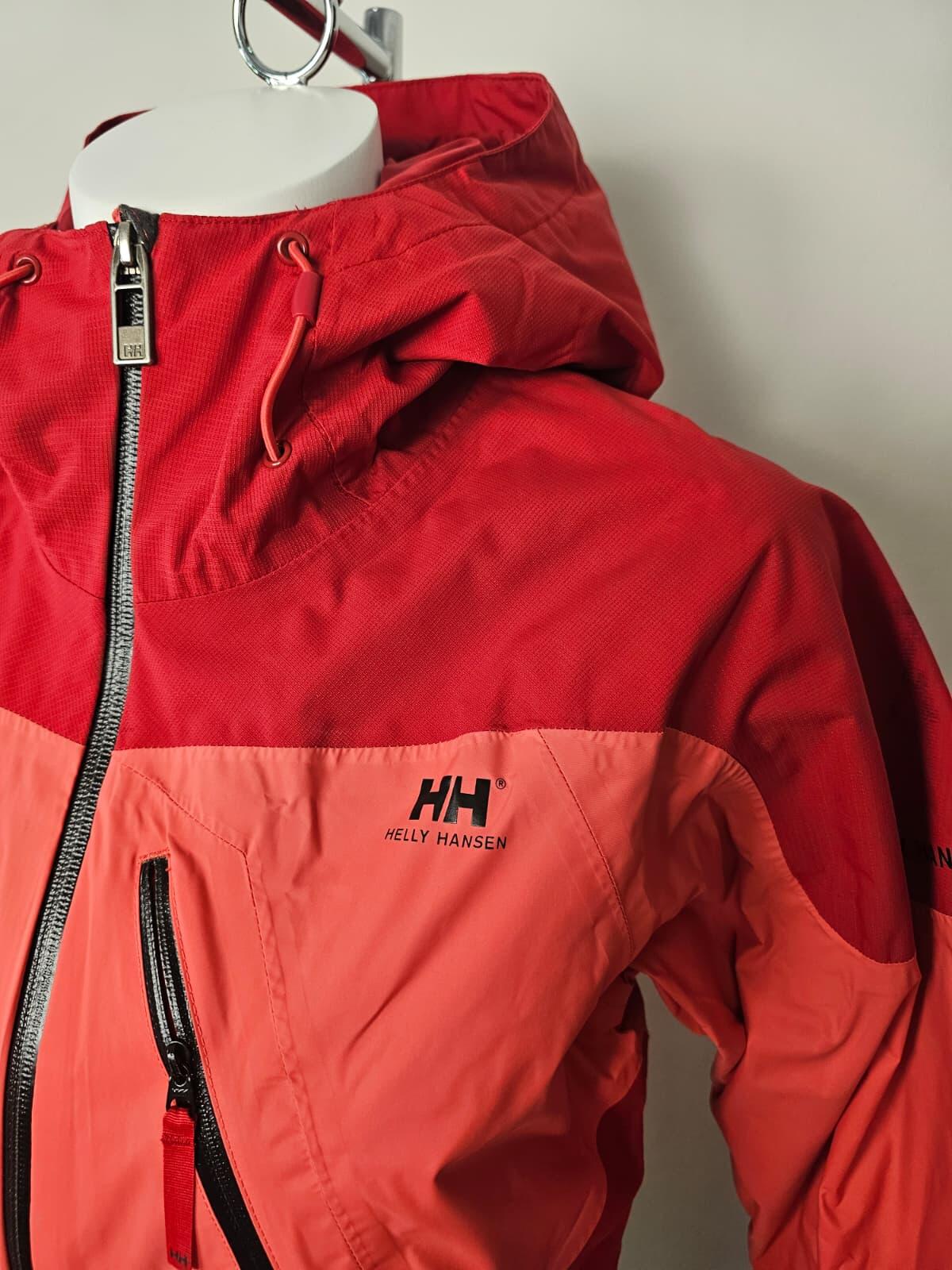 Helly Hansen Helly Tech Women's Technical Waterproof Jacket- M/Medium-Red/Salmon