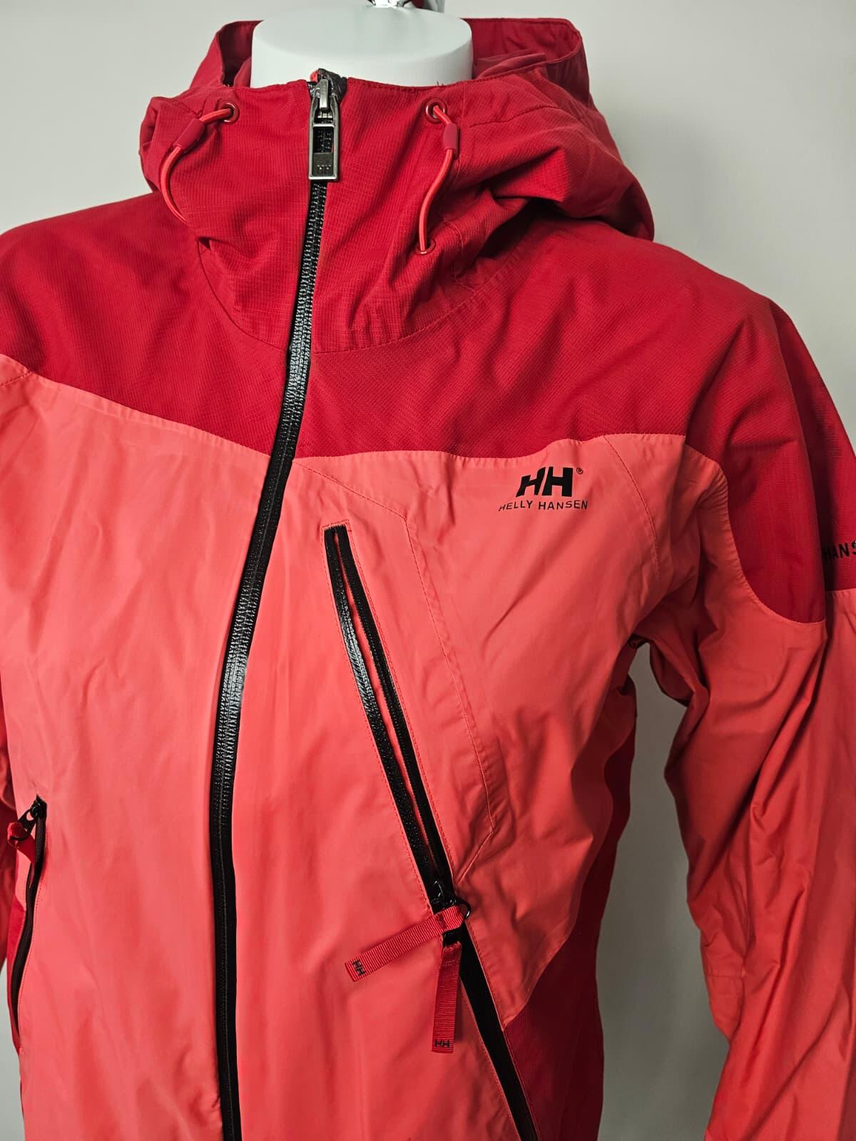 Helly Hansen Helly Tech Women's Technical Waterproof Jacket- M/Medium-Red/Salmon