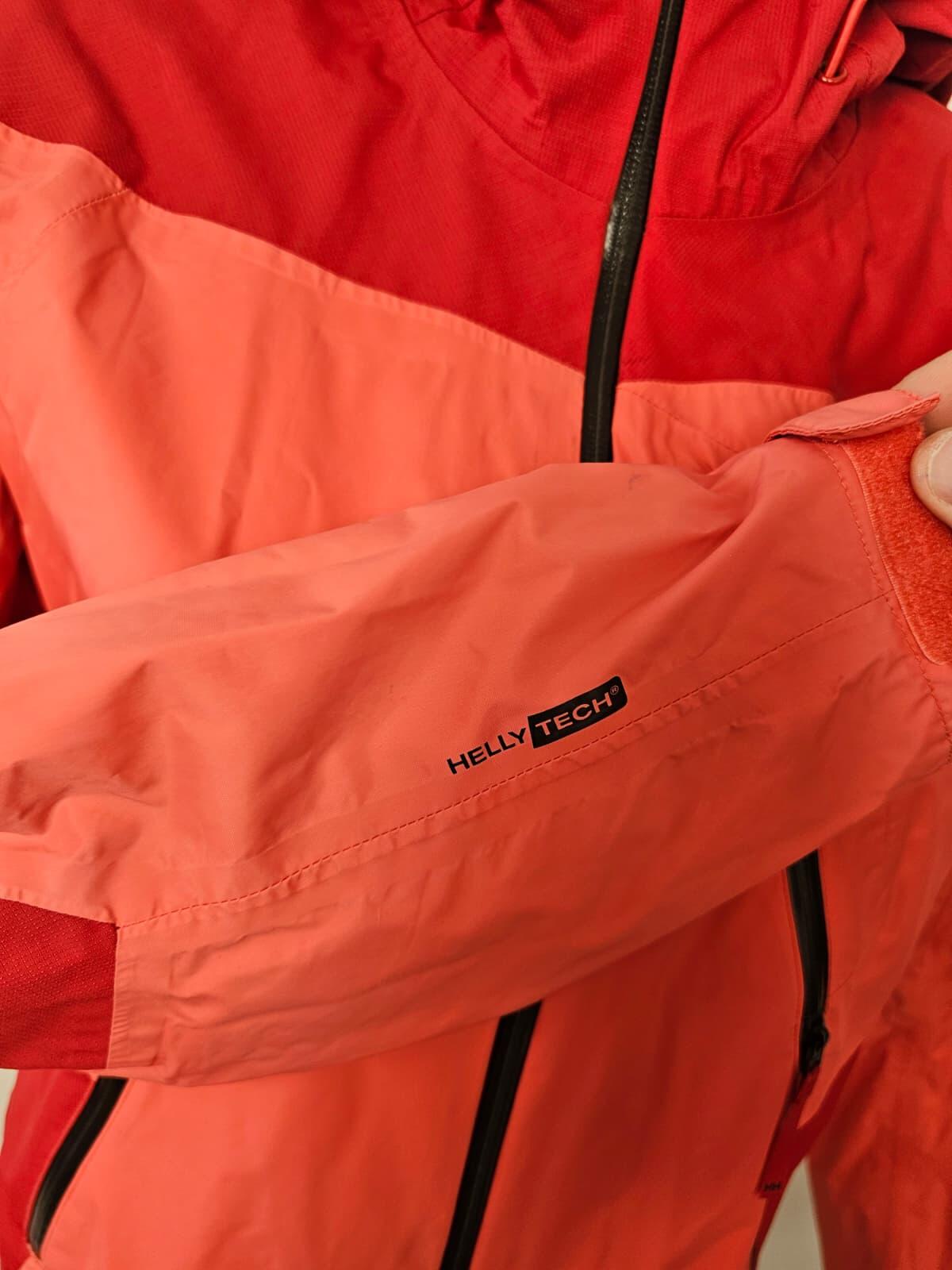 Helly Hansen Helly Tech Women's Technical Waterproof Jacket- M/Medium-Red/Salmon