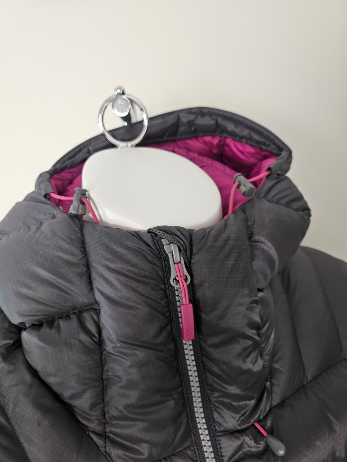 Rab Electron Women's Full Zip Hooded Down Puffer Jacket - UK 14 - Grey
