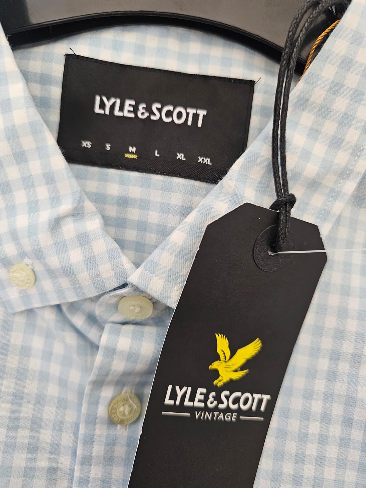 Lyle & Scott Mens Smart Casual Short Sleeve Check Shirt - M/Medium