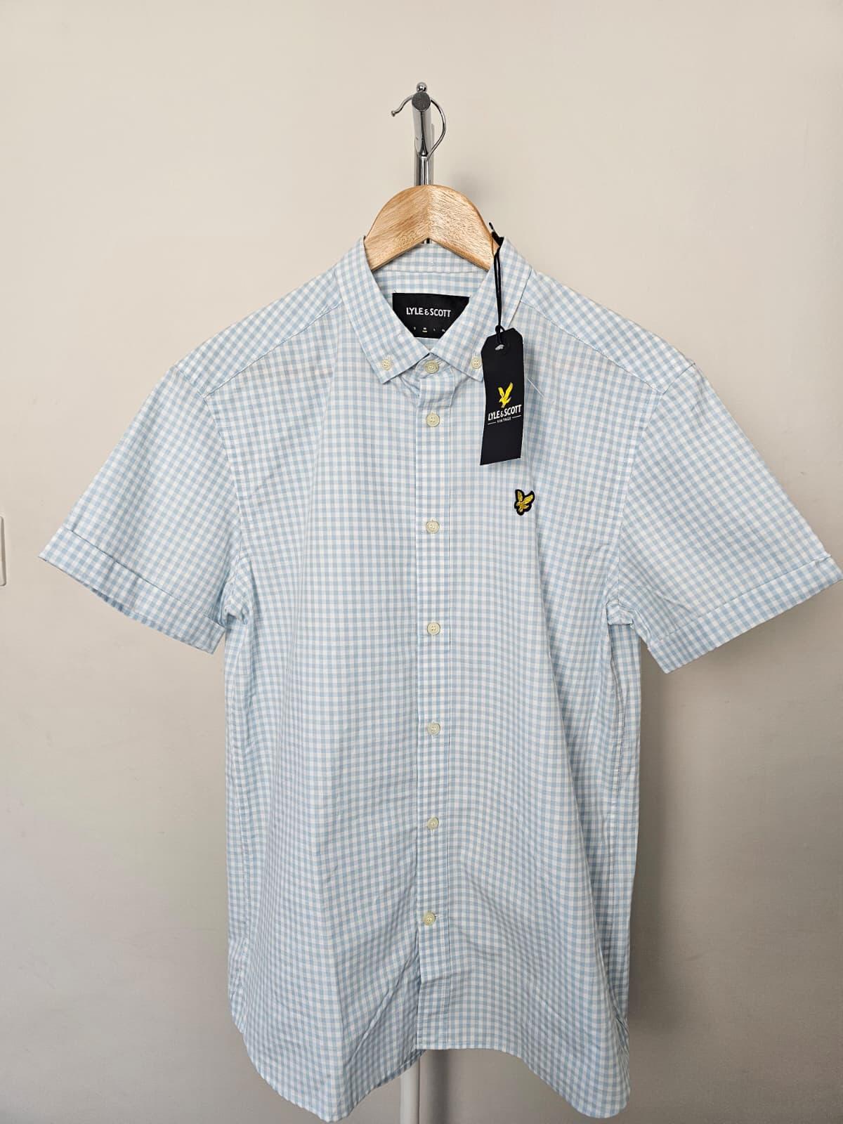 Lyle & Scott Mens Smart Casual Short Sleeve Check Shirt - M/Medium