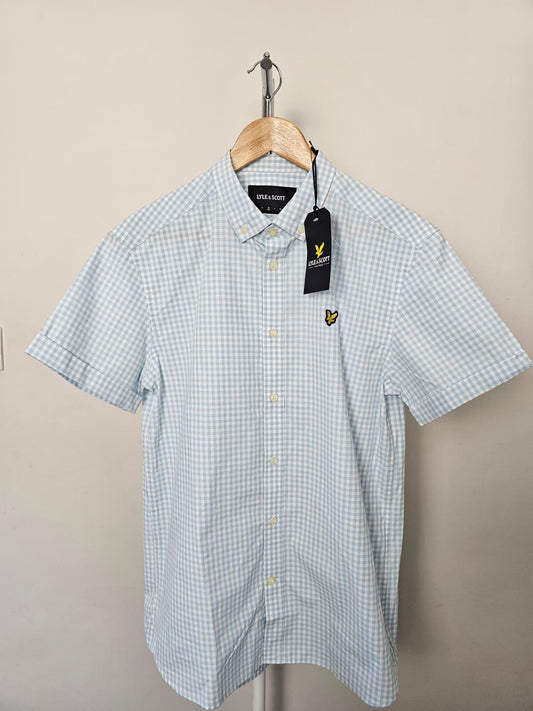 Lyle & Scott Mens Smart Casual Short Sleeve Check Shirt - M/Medium