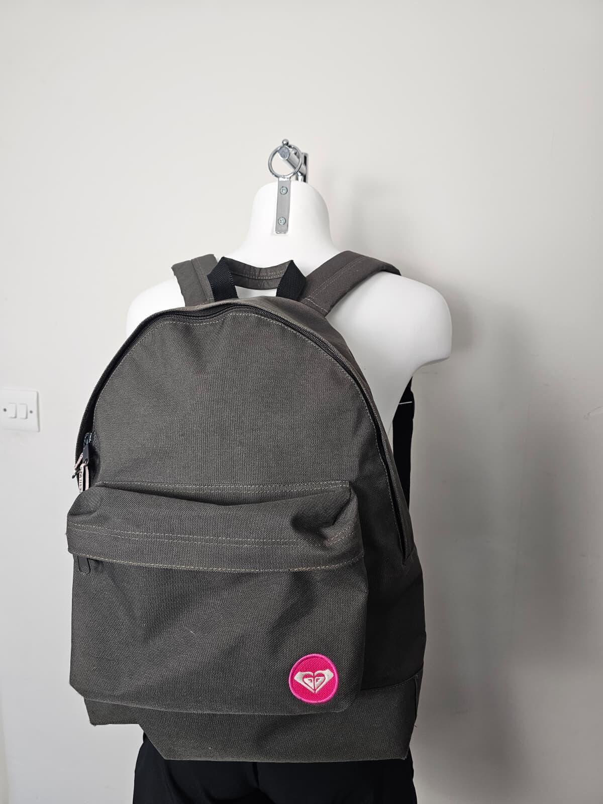Roxy By Quiksilver Y2K Grey Backpack Rucksack - School/Uni/Gym