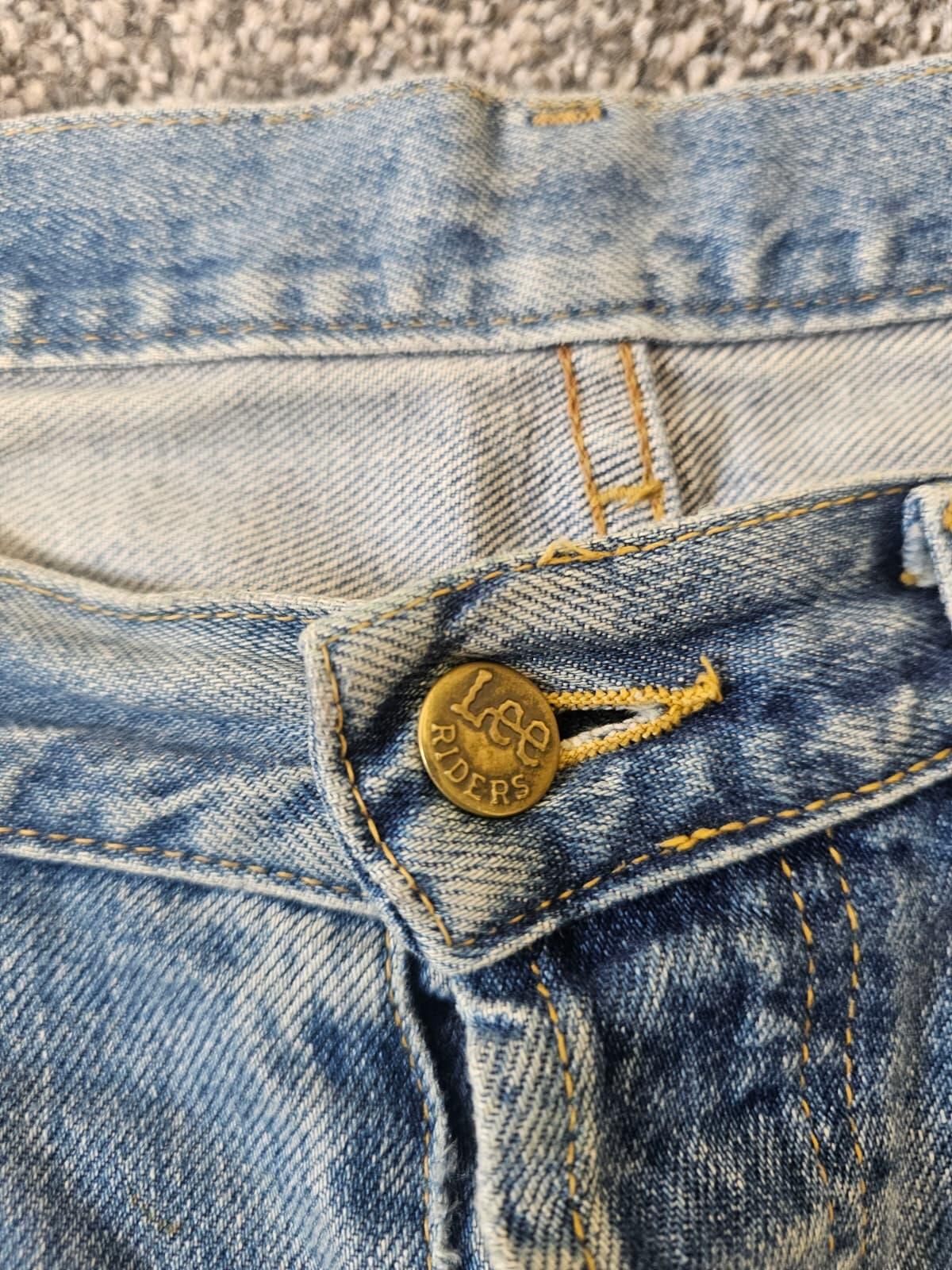 LEE Men's Vintage 90's Riders Light Blue 100% Cotton Denim Jeans - W34/L29
