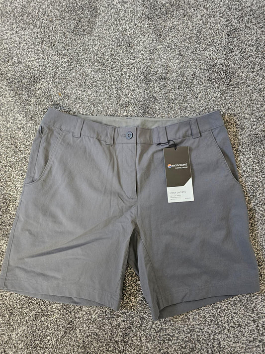 Montane Women's/Ladies Hiking/Outdoor Walking Casual Grey Shorts - UK 14