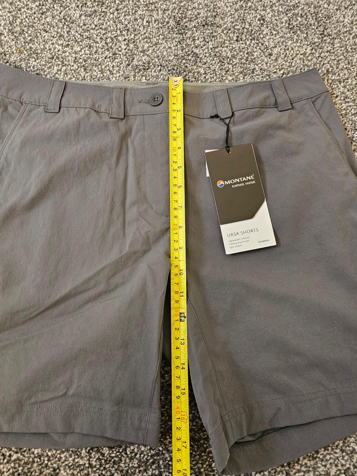 Montane Women's/Ladies Hiking/Outdoor Walking Casual Grey Shorts - UK 14