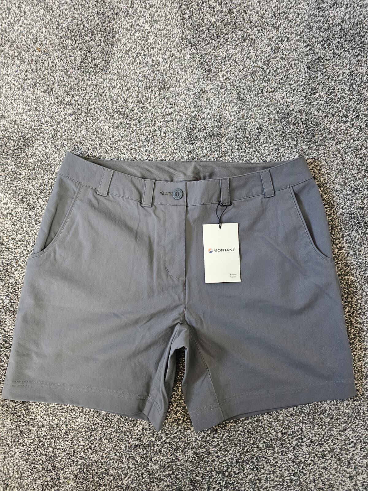 Montane Women's/Ladies Hiking/Outdoor Walking Casual Grey Montane Shorts - UK 12