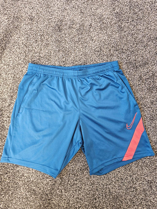NIKE Men's Activewear Gym Running Shorts - Blue/Pink - S/Small
