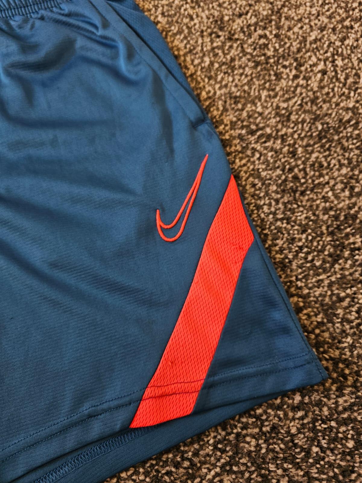 NIKE Men's Activewear Gym Running Shorts - Blue/Pink - S/Small