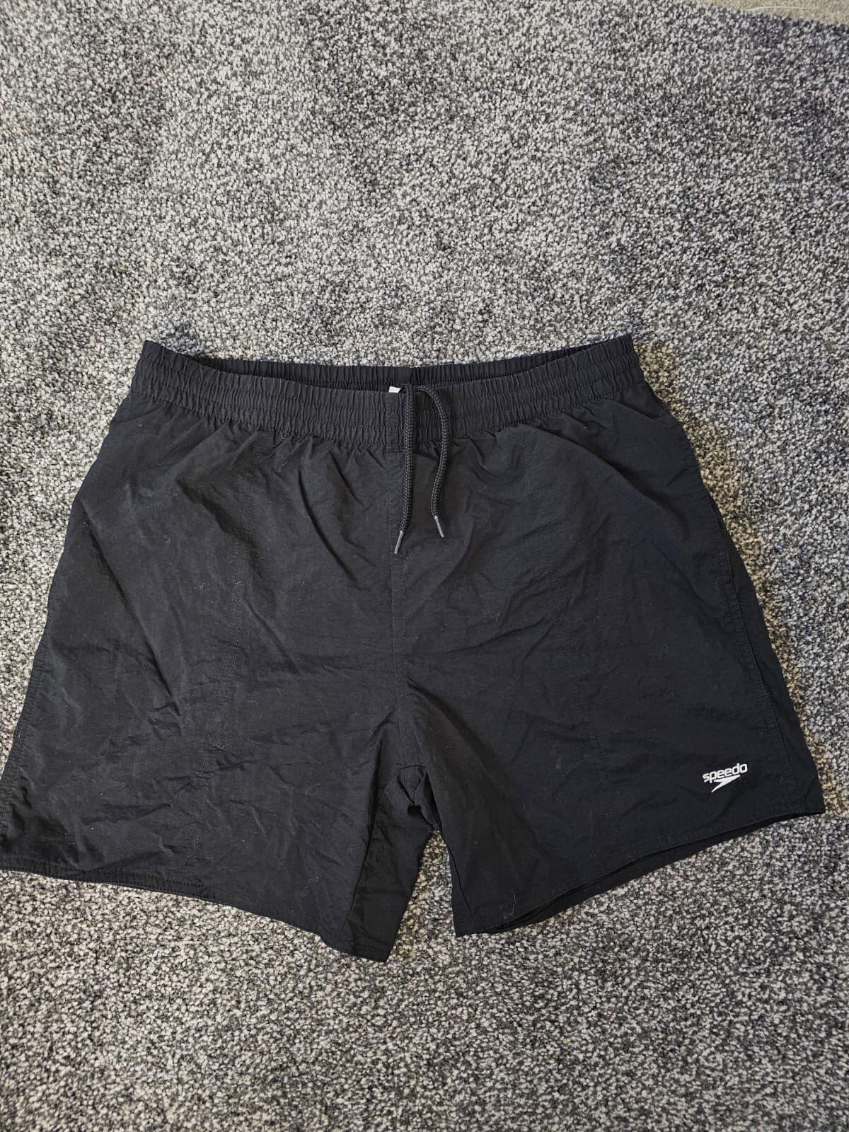 Speedo Men's Swim Wear Swimming Holiday Shorts - M/Medium - Black