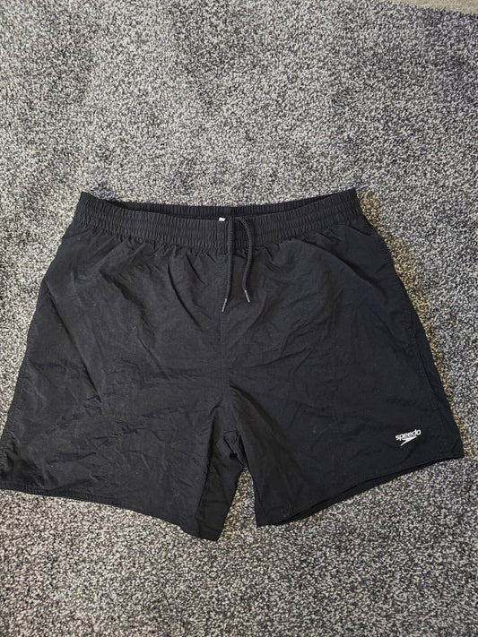 Speedo Men's Swim Wear Swimming Holiday Shorts - M/Medium - Black