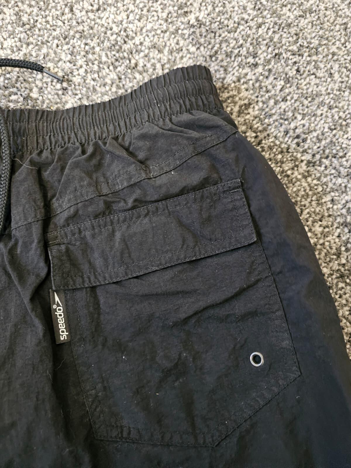 Speedo Men's Swim Wear Swimming Holiday Shorts - M/Medium - Black