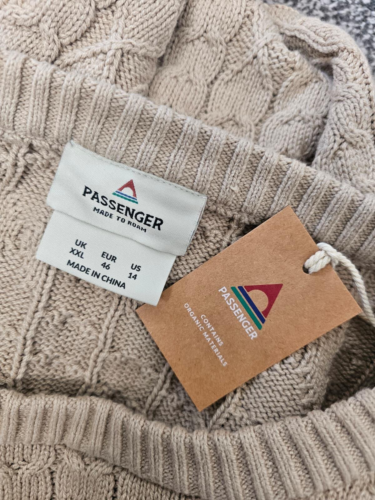 Passenger Women's/Ladies Cable Knit Style Sweater Jumper - XXL/2XL/UK 18