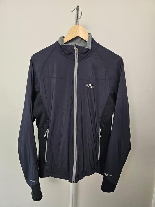 Rab Polartex Alpha Pertex Low Bulk Insulated Full Zip Mid Layer Jacket -M/Medium