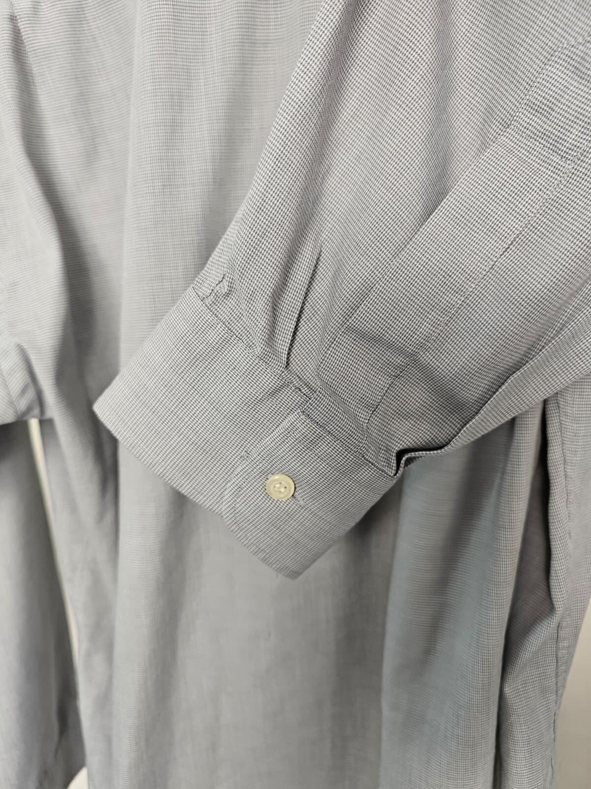 St Michaels Men's Vintage Long Sleeve Grey Shirt - 16.5/XL/Extra Large