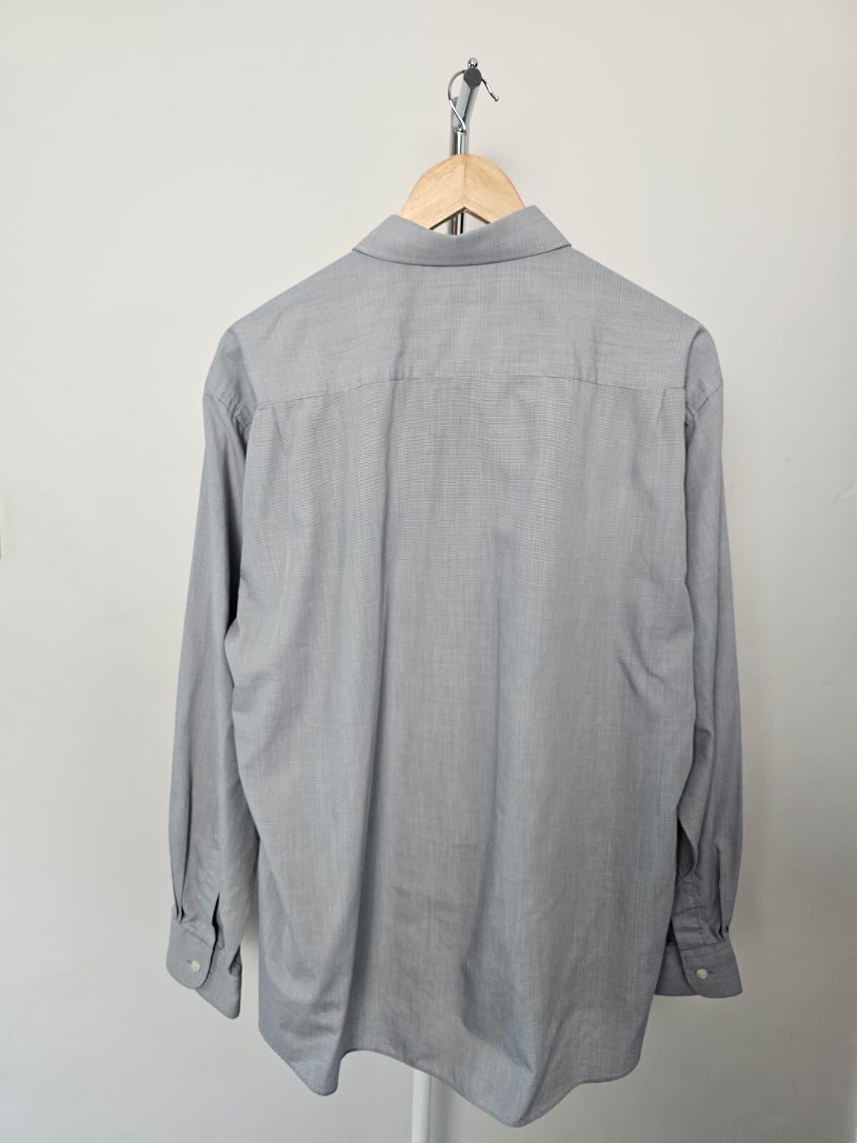 St Michaels Men's Vintage Long Sleeve Grey Shirt - 16.5/XL/Extra Large