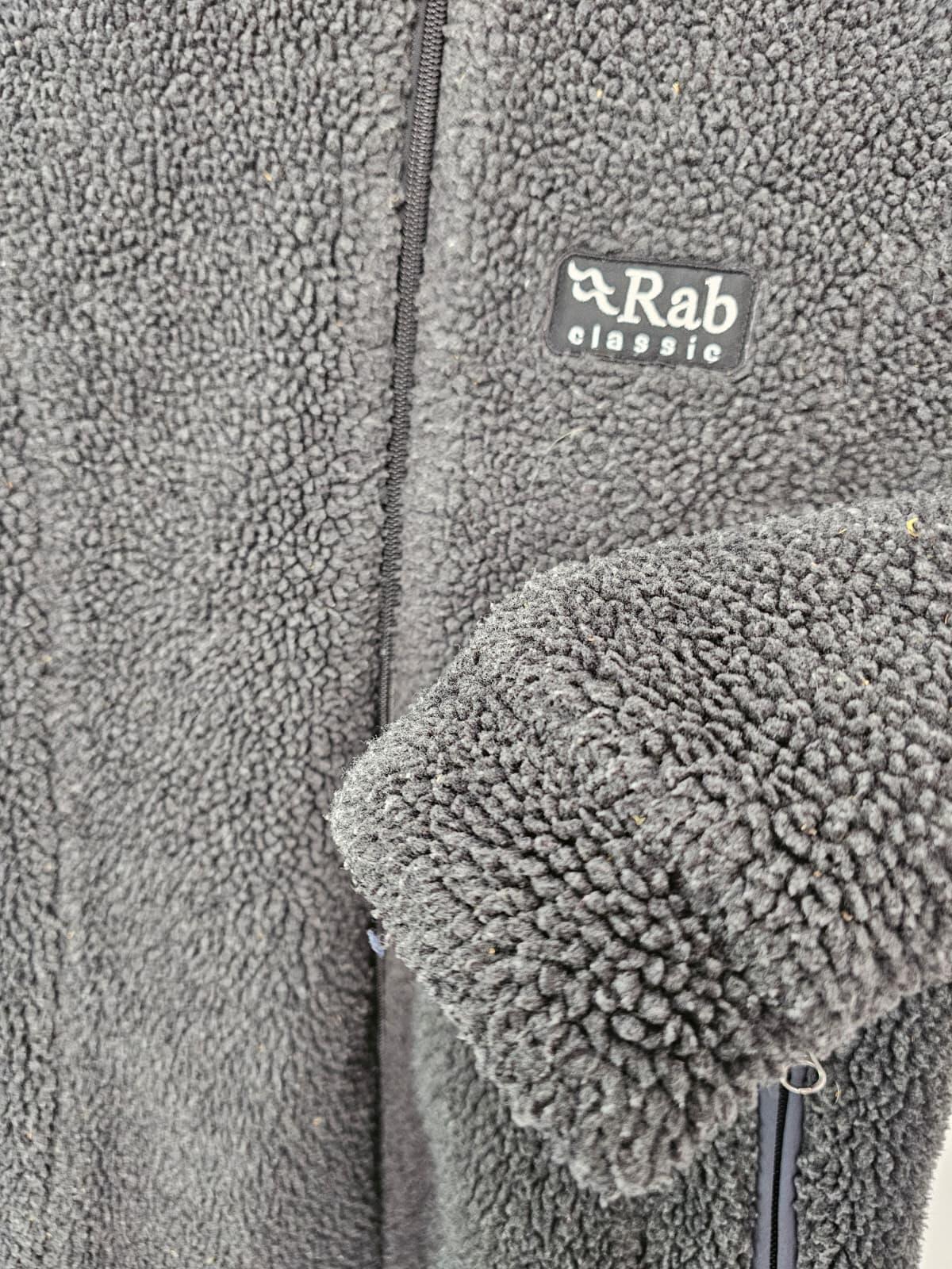Rab Classic Women's Double Pile Thick Sherpa/Borg Fleece Jacket - UK 8 - Grey