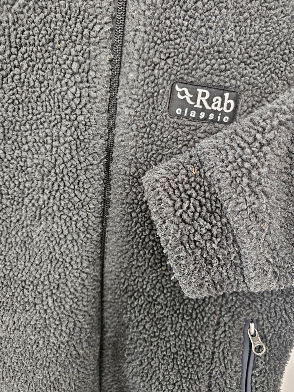 Rab Classic Women's Double Pile Thick Sherpa/Borg Fleece Jacket - UK 8 - Grey