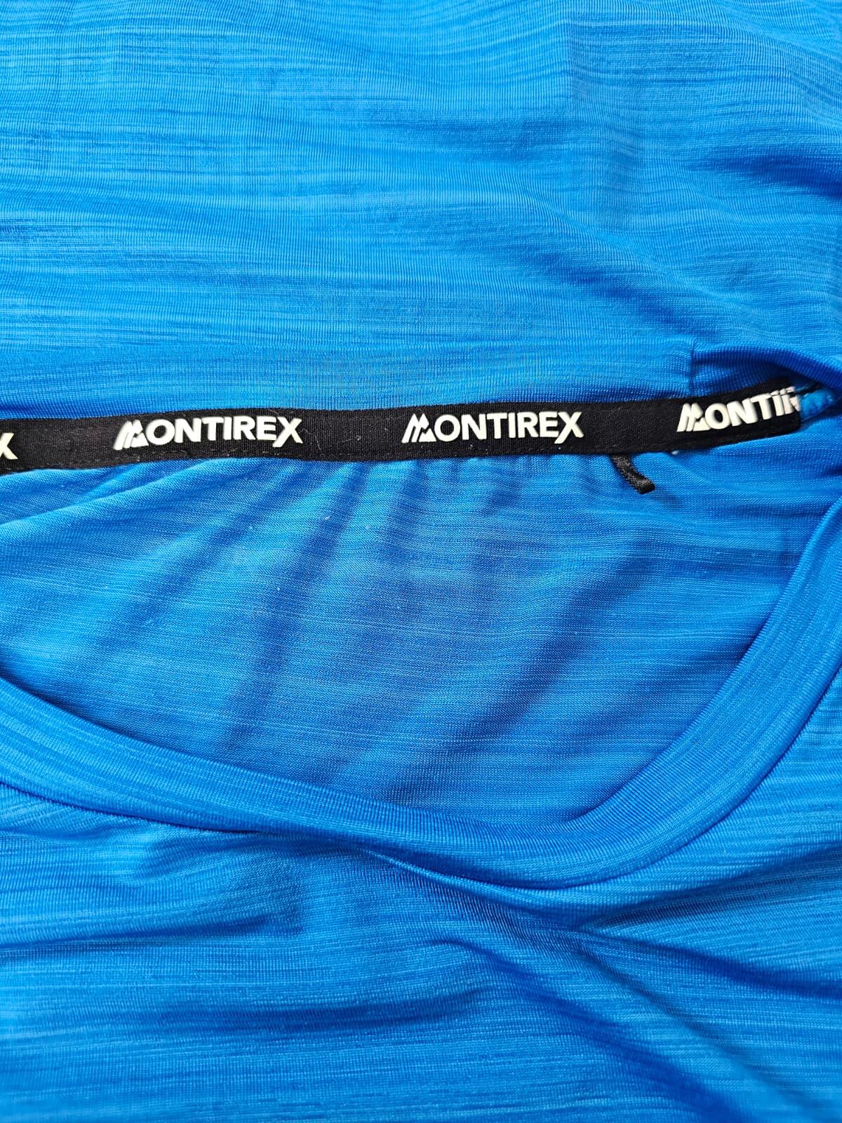 Montirex Mens Short Sleeve Activewear Top T-Shirt - M/Medium - Blue