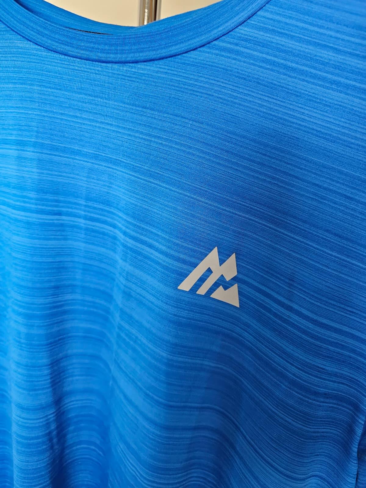 Montirex Mens Short Sleeve Activewear Top T-Shirt - M/Medium - Blue