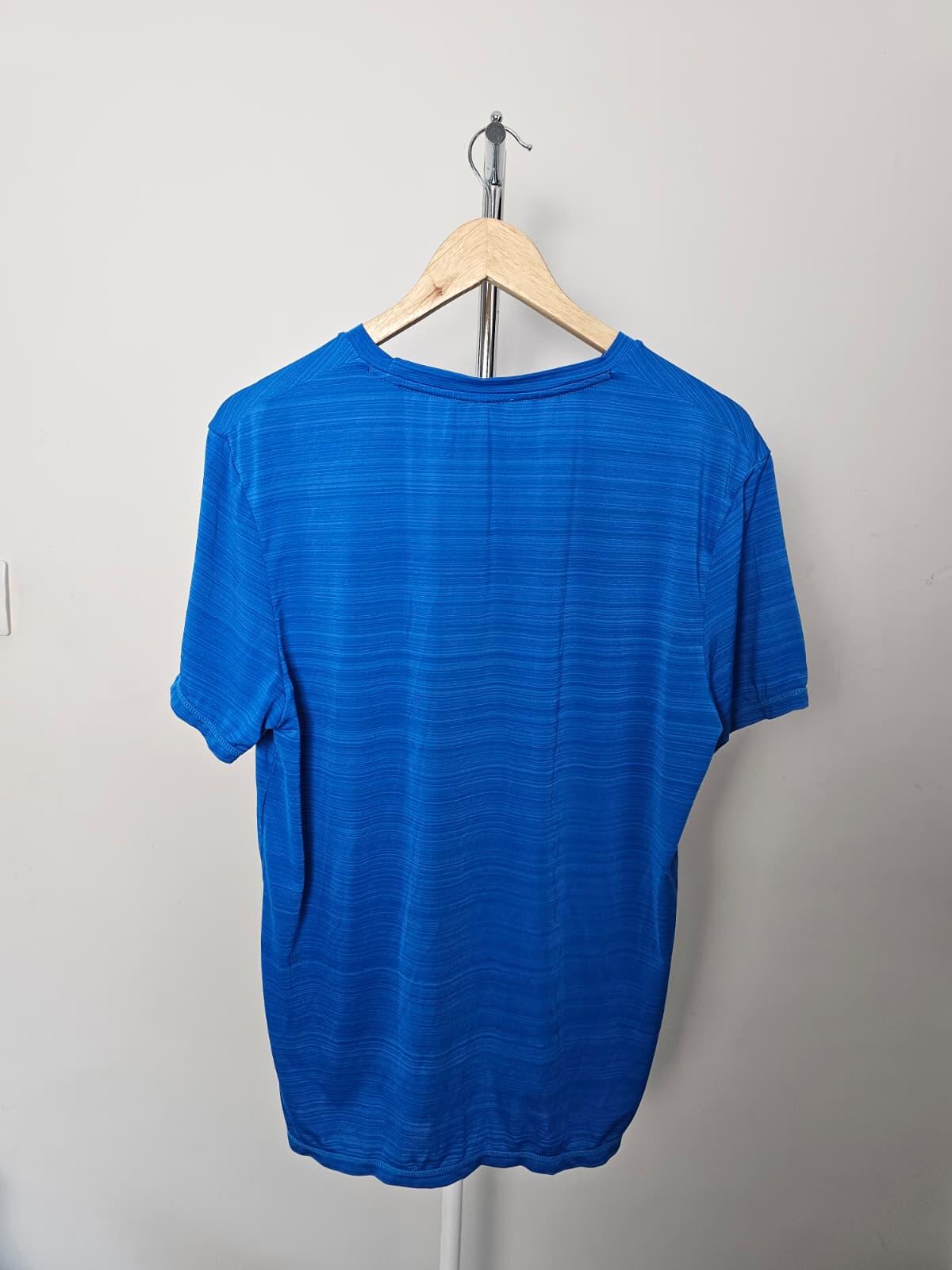 Montirex Mens Short Sleeve Activewear Top T-Shirt - M/Medium - Blue
