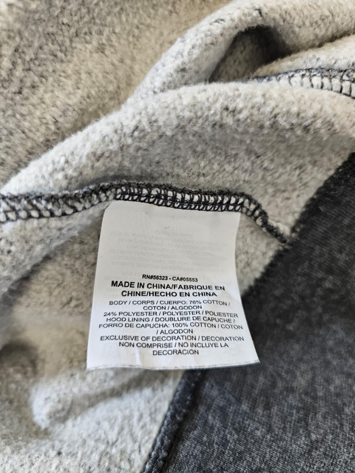 Air Jordan X Nike Air Full Zip Hoodie Jacket - XL/Extra Large - Grey