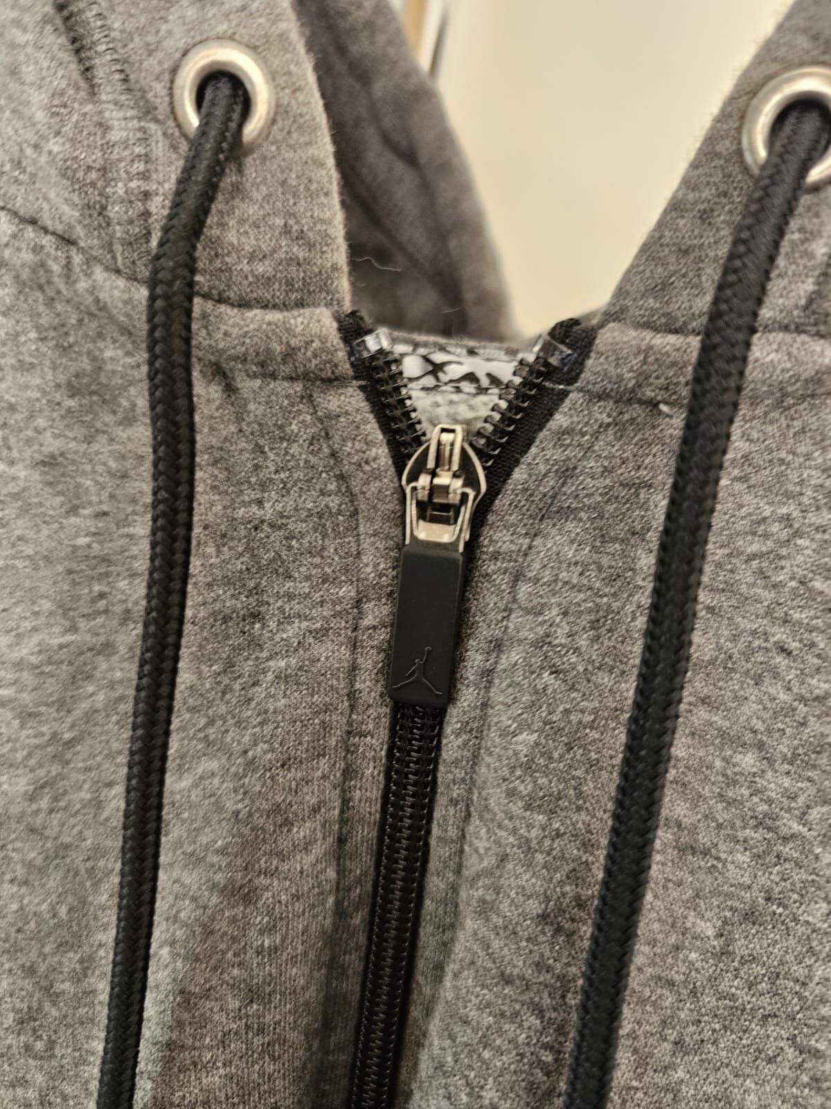 Air Jordan X Nike Air Full Zip Hoodie Jacket - XL/Extra Large - Grey