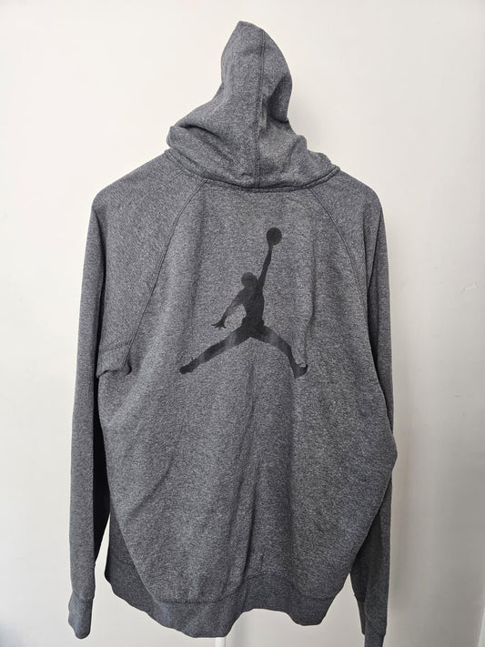 Air Jordan X Nike Air Full Zip Hoodie Jacket - XL/Extra Large - Grey