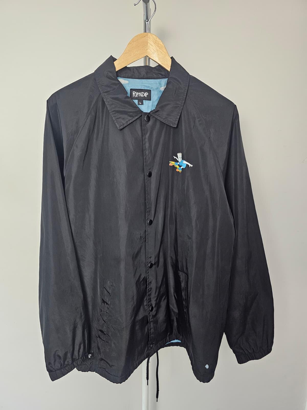 Ripndip 'We Out Here' Nermal Skater Coach Jacket - L/Large - Black