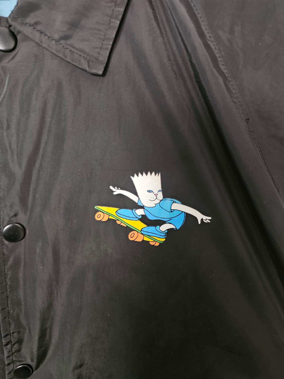Ripndip 'We Out Here' Nermal Skater Coach Jacket - L/Large - Black