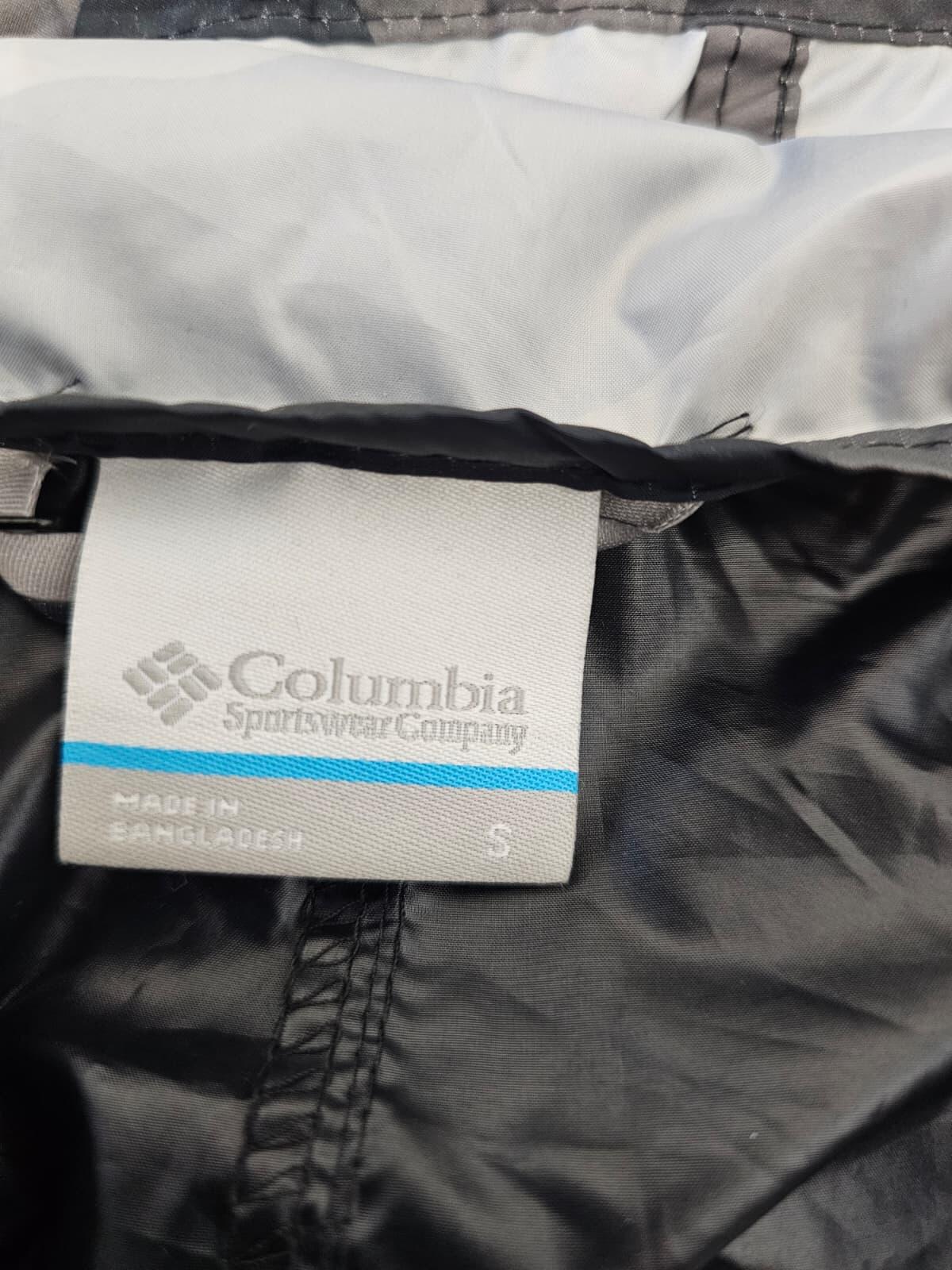 Columbia Camo Pullover 1/2 Zip Hooded Packable Windbreaker Jacket  S/Small