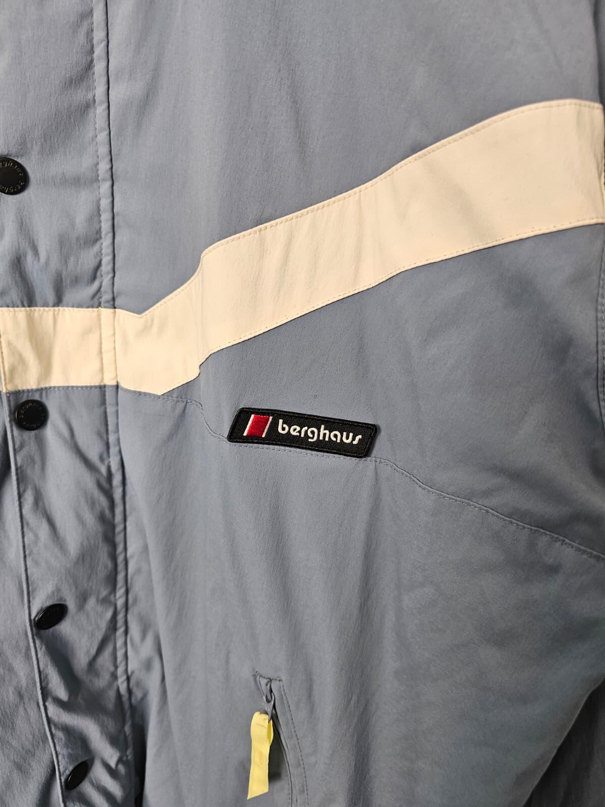 Berghaus Unisex Full Zip Vail 87 Windbreaker Jacket - M/Medium - Blue/Grey
