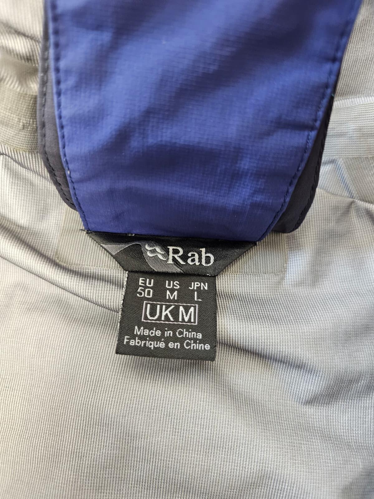 Rab Mens Full Zip Hooded Waterproof Hiking/Casual Hooded Bergen Jacket -M/Medium
