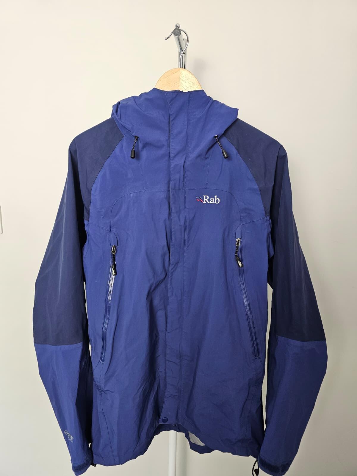 Rab Mens Full Zip Hooded Waterproof Hiking/Casual Hooded Bergen Jacket -M/Medium