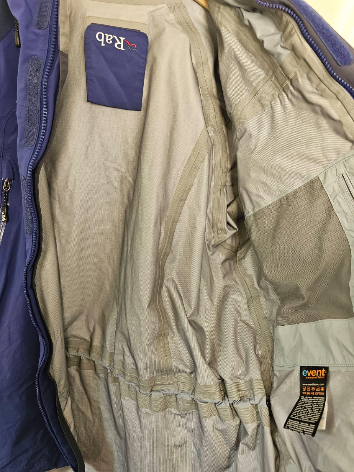 Rab Mens Full Zip Hooded Waterproof Hiking/Casual Hooded Bergen Jacket -M/Medium
