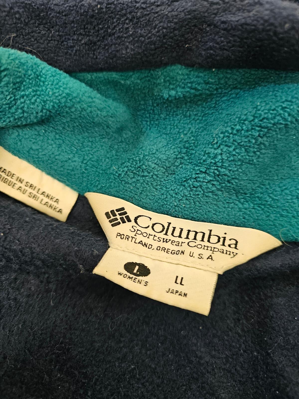 Columbia Womens Vintage Full Zip Heavyweight Fleece Jacket - L/Large