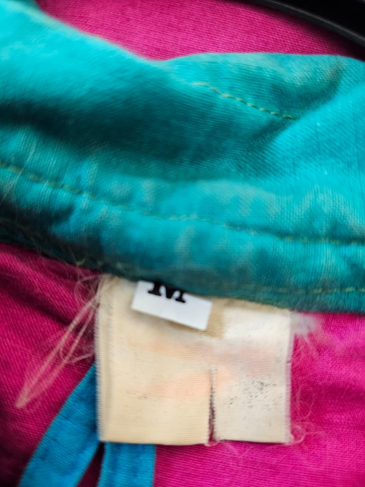 Vintage 'For Earth Only' Rainbow Hippie Striped Full Zip Casual Jacket M/Medium