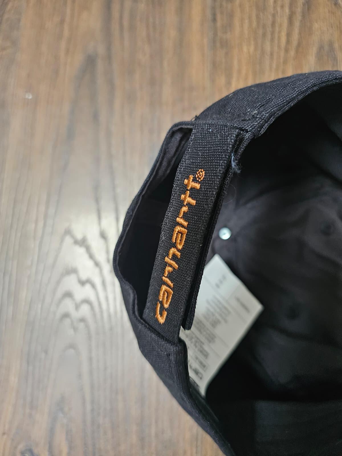 Carharrt Black G Force Canvas Baseball Cap/Hat Adjustable One Size/Unisex
