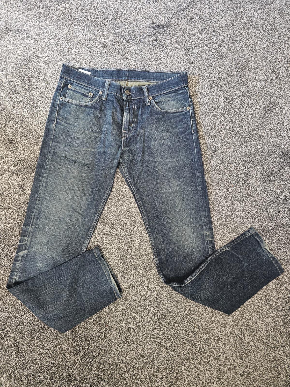 Levi's Mens Blue Jeans 511 Slim Fit W32/32L Denim Trousers Bottoms
