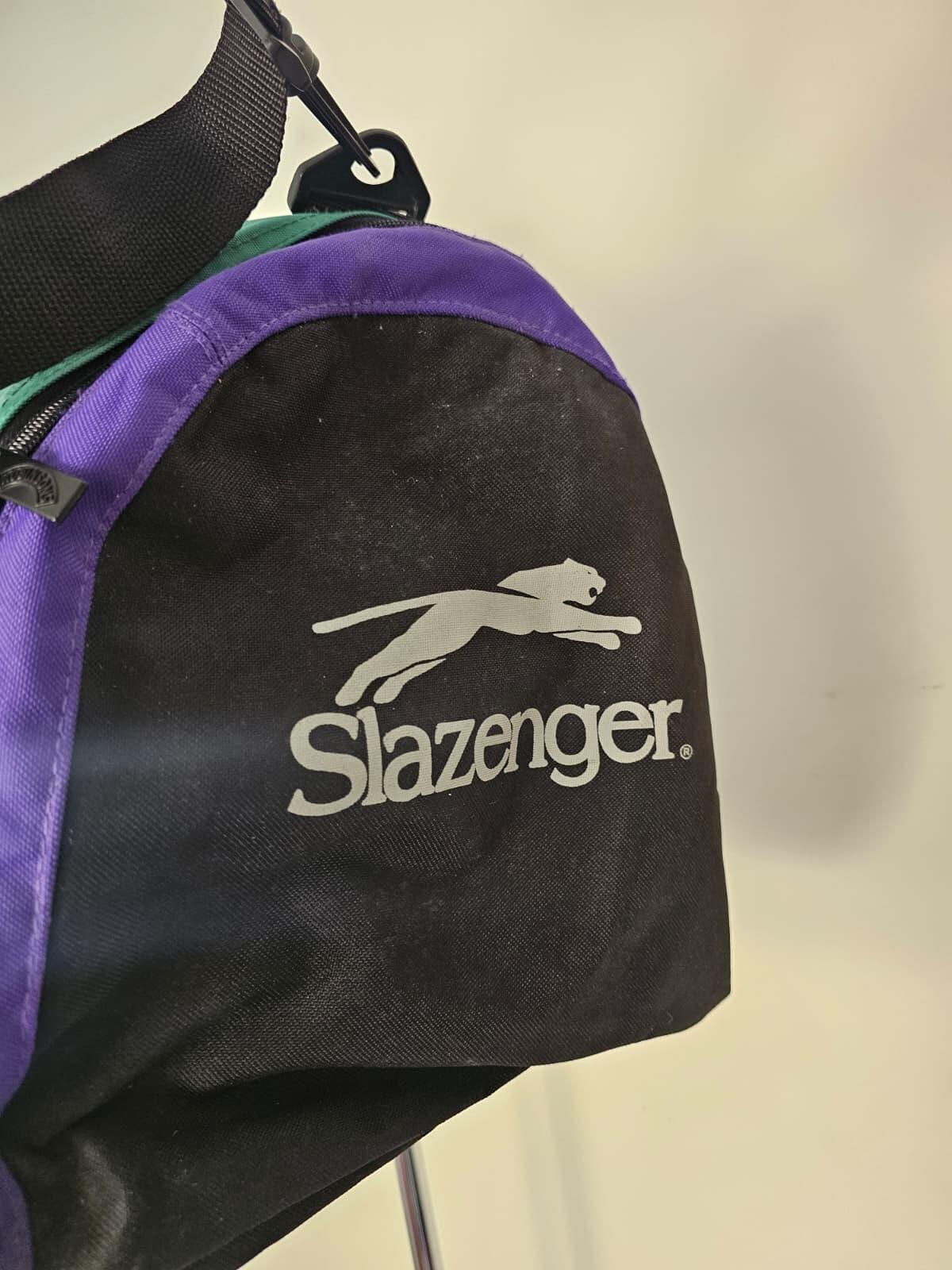 Vintage 1990's Wimbledon X Robinsons X Slazenger Tennis Kit Gym Duffel Bag