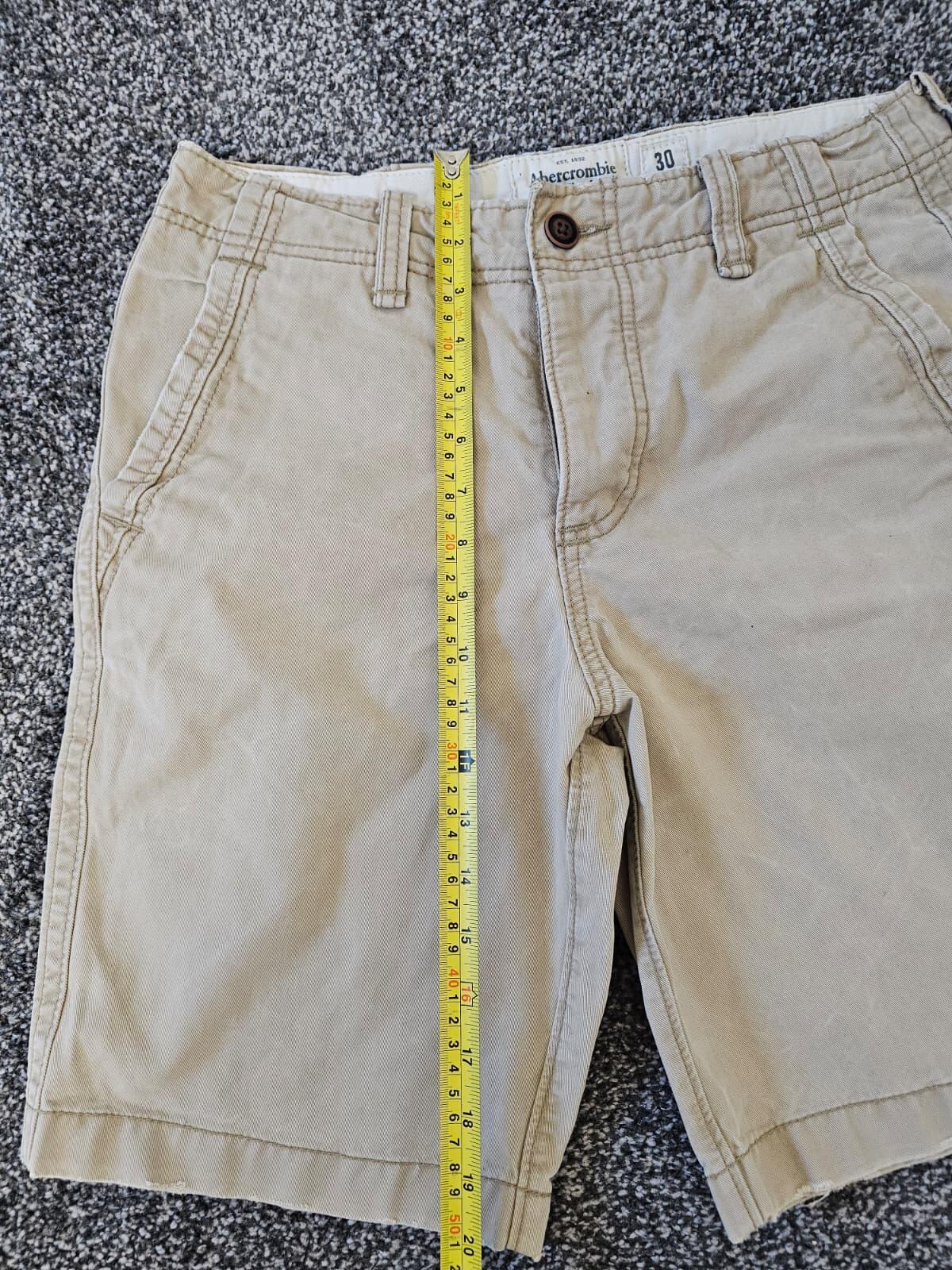 Abercrombie & Fitch Men's Smart Casual Chino Cotton Shorts - 30 - Beige